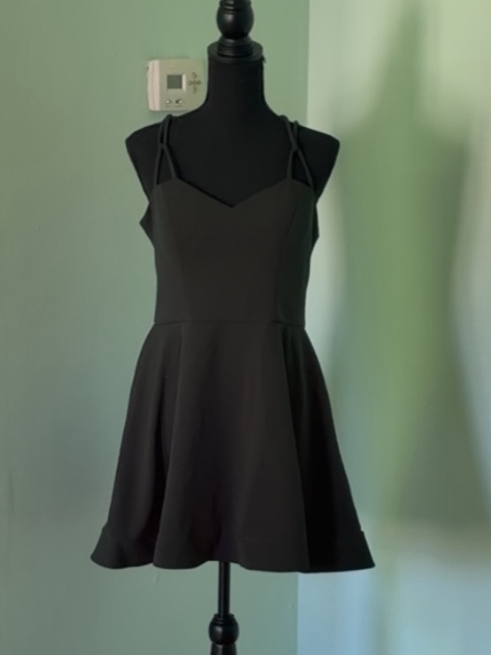B Darlin Emerald Spaghetti Strap Mini Dress